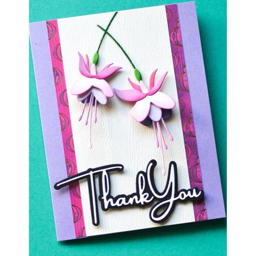 Memory Box - Thank You Breezy Script craft die