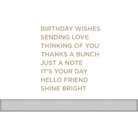 Spellbinders - Glimmer Plate - Everyday Sentiments II GLP-094