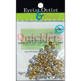 Eyelet Outlet Quicklets Round 84/Pkg Anodized 2