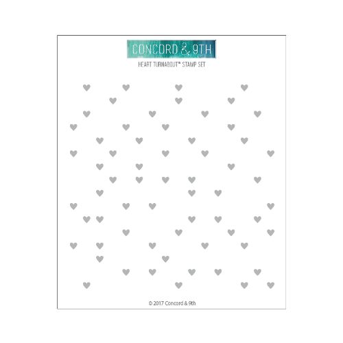 Concord & 9th - Heart Turnabout&#x2122; Stamp