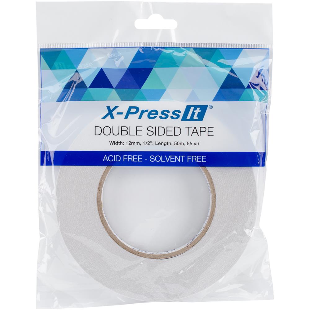 X-Press It Double-Sided Tape 12mm .5"X55yd