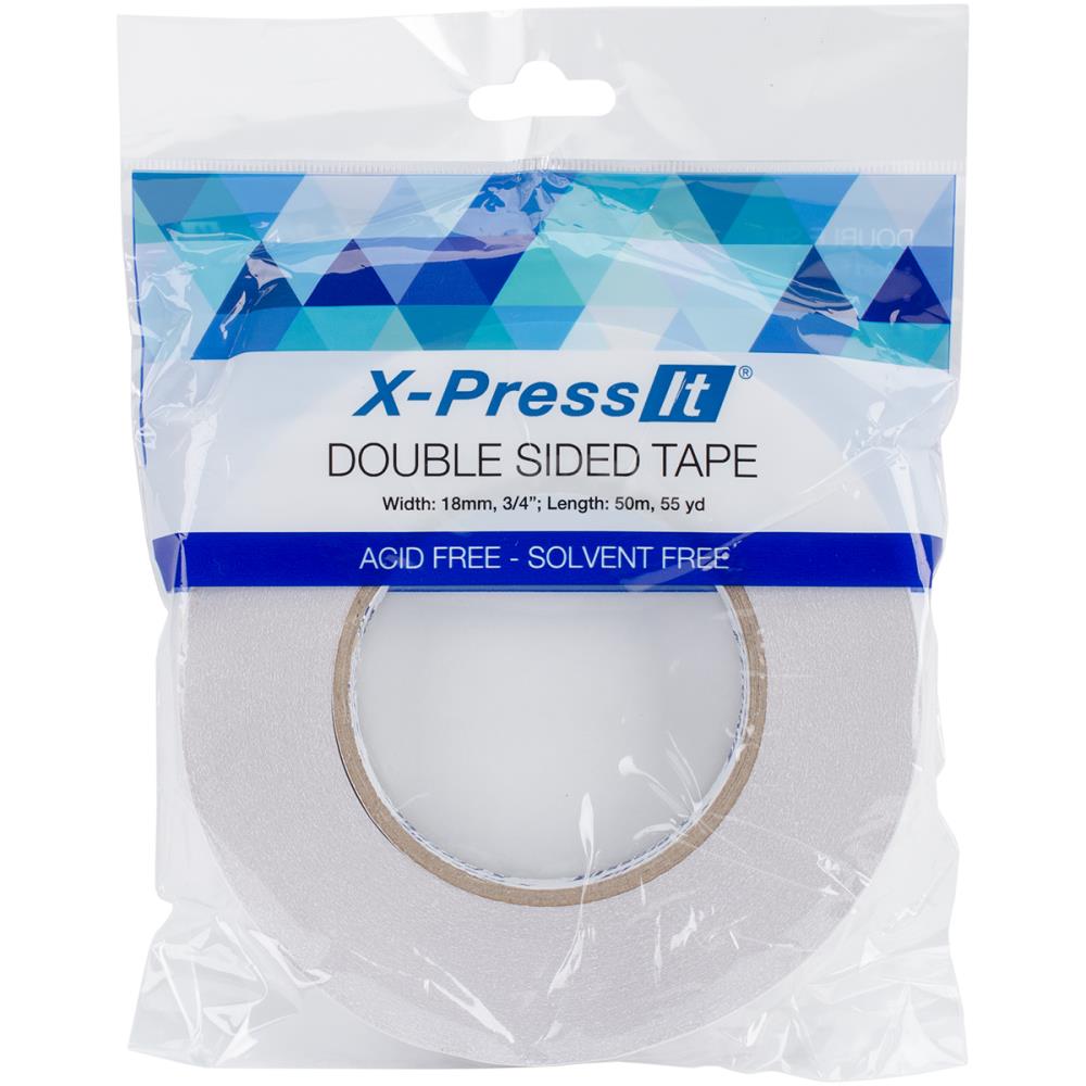 X-Press It Double-Sided Tape 18mm .75"X55yd