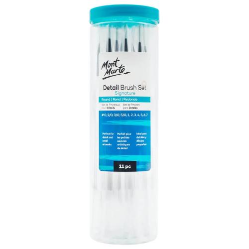 Mont Marte Detail Brush Set Signature 11pc - Postage as per Actual