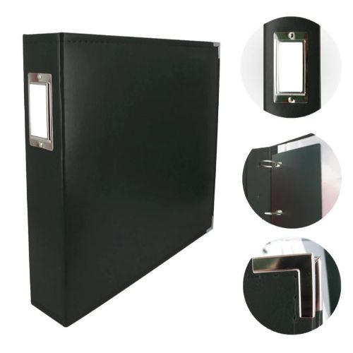 Couture Creations - Classic Superior Leather Album - Black - Postage as per Actual