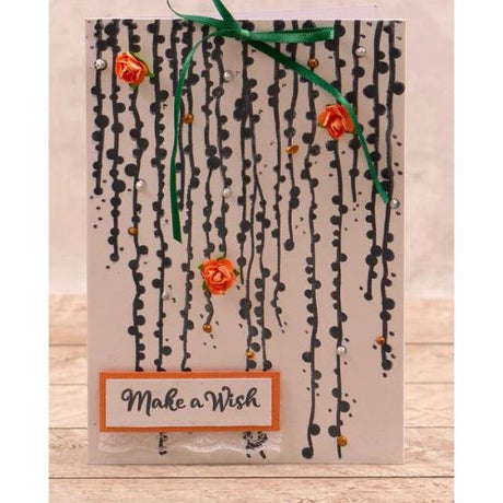 Couture Creations - Waterfall Vines 5x7 Background Stamp (1pc)