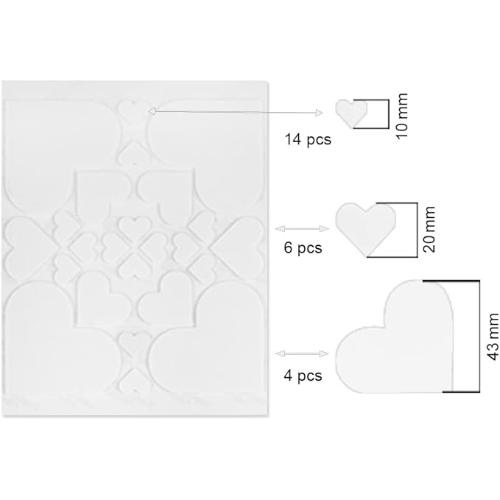 Scrapbook Adhesives - 3D Foam Hearts - No.01208