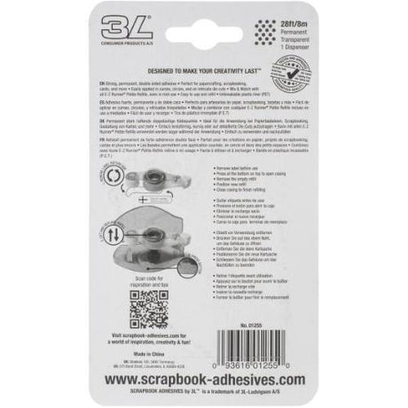 Scrapbook Adhesives E-Z Runner Petite Permanent Dots Refillable Dispenser