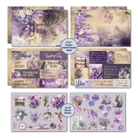 3Quarter Designs Lilac Euphoria 6x4 Card Pack