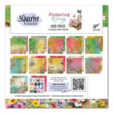 3Quarter Designs Fluttering Wings  8x8 Paper Pack
