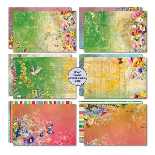 3Quarter Designs Fluttering Wings  6x4 Card Pack