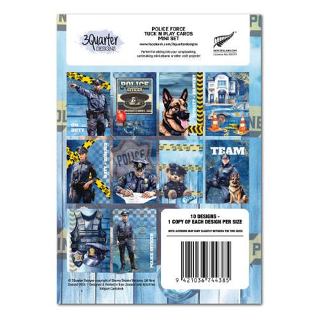 3 Quarter Designs Police Force Mini Tuck n plays