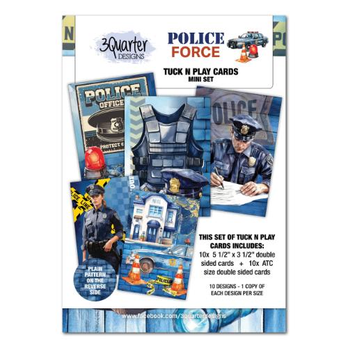 3 Quarter Designs Police Force Mini Tuck n plays