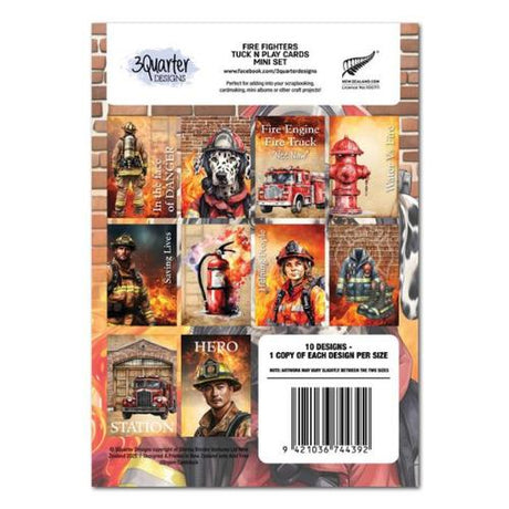 3 Quarter Designs Fire Fighters Mini Tuck n plays