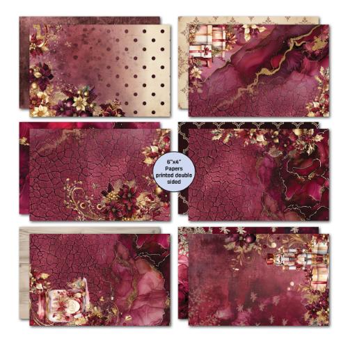 3Quarter Designs Sugarplum Wreath  6x4 Card Pack
