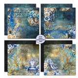 3Quarter Designs Grunged Baroque  8x8 Paper Pack