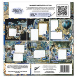 3Quarter Designs Grunged Baroque 12x12 Design Paper & Diecuts Set - Postage as per Actual