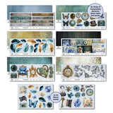3Quarter Designs Grunged Baroque 12x12 Design Paper & Diecuts Set - Postage as per Actual