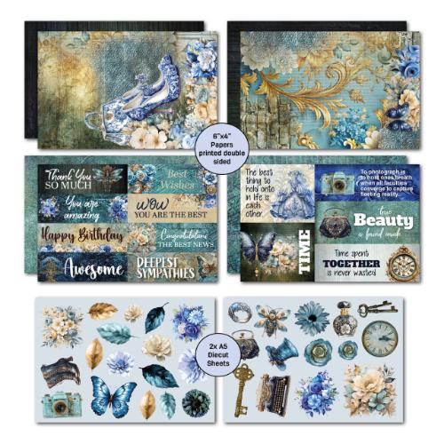 3Quarter Designs Grunged Baroque  6x4 Card Pack