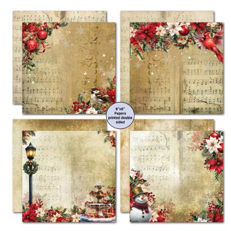 3Quarter Designs - Holly Jolly Collection - 6x6 Pack