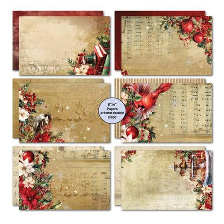 3Quarter Designs - Holly Jolly Collection - 6x4 Card Making Pack