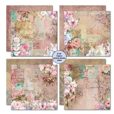 3Quarter Designs - Share Positivi-Tea 8*8 Double Sided Papers
