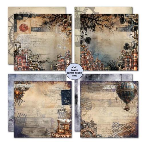 3Quarter Designs Rustic Tinkerer  8x8 Paper Pack