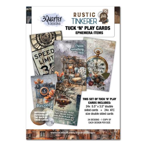 3Quarter Designs Rustic Tinkerer - Tuck N Play Cards