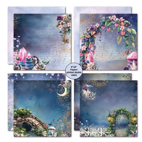 3Quarter Designs Night Garden 8x8 Paper Pack