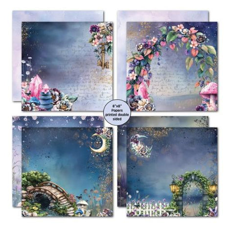3Quarter Designs Night Garden 8x8 Paper Pack