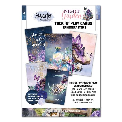 3Quarter Designs Night Garden - Tuck N Play Cards