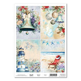 3Quarter Designs Vellum - Beach Christmas