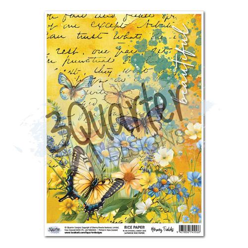 3Quarter Designs Honey Fields Rice Paper
