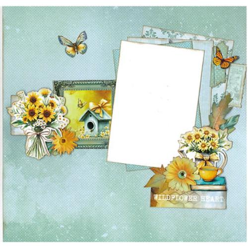 3Quarter Designs Honey Fields 12x12 Design Paper & Diecuts Set - Postage as per Actual