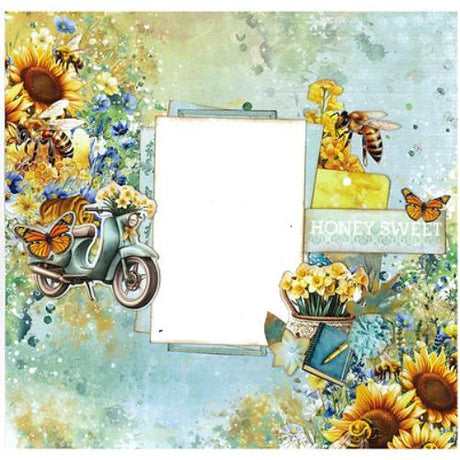 3Quarter Designs Honey Fields 12x12 Design Paper & Diecuts Set - Postage as per Actual
