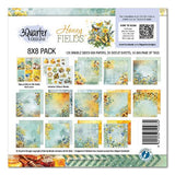3Quarter Designs Honey Fields 8x8 Paper Pack & Die Cuts set