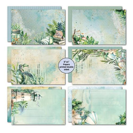 3Quarter Designs Beachside Life 6"x4" Card Pack
