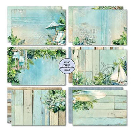 3Quarter Designs Beachside Life 6"x4" Card Pack