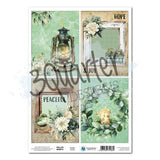 3Quarter Designs Sage - A4 Vellum Sheet
