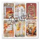 3Quarter Designs Autumn Whispers  8x8 Paper Pack & Die Cuts set