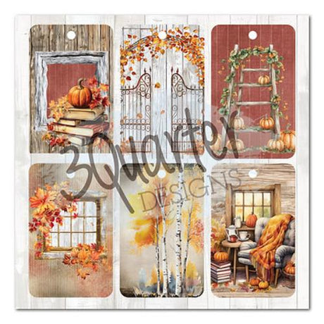 3Quarter Designs Autumn Whispers  8x8 Paper Pack & Die Cuts set