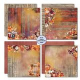 3Quarter Designs Autumn Whispers  8x8 Paper Pack & Die Cuts set