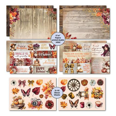 3Quarter Designs Autumn Whispers  6x4 Card Pack