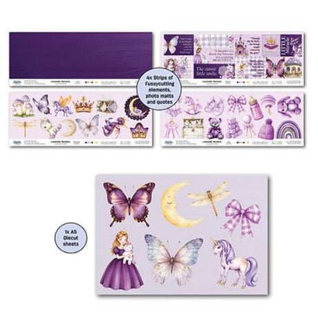 3Quarter Designs Mini 12x12 Collection Lavender Nursery - Postage as per Actual