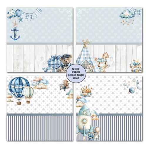 3Quarter Designs Mini 12x12 Collection Sky Nursery - Postage as per Actual