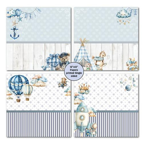 3Quarter Designs Mini 12x12 Collection Sky Nursery - Postage as per Actual