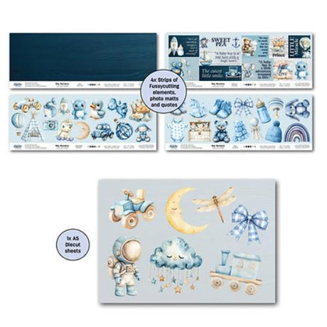 3Quarter Designs Mini 12x12 Collection Sky Nursery - Postage as per Actual