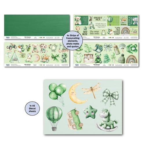 3Quarter Designs Mini 12x12 Collection Mint Nursery - Postage as per Actual