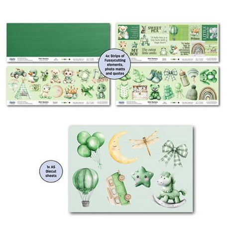3Quarter Designs Mini 12x12 Collection Mint Nursery - Postage as per Actual