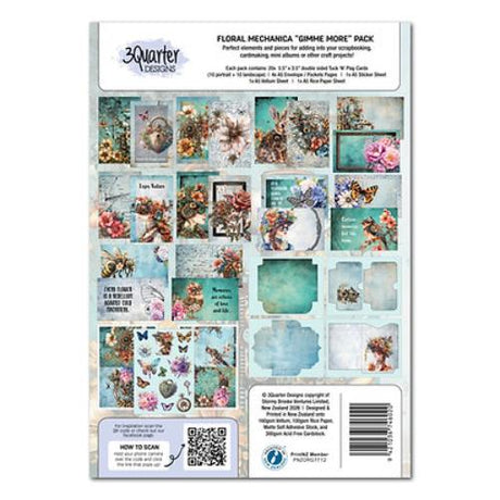 3Quarter Designs Floral Mechanica  - Gimme More
