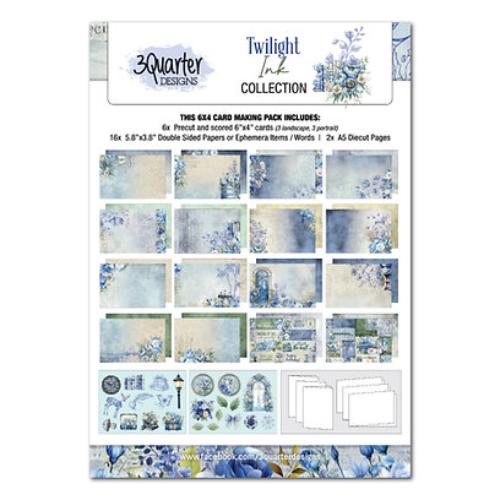 3Quarter Designs Twilight Ink  6x4 Card Pack